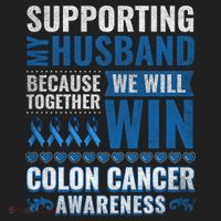Colon Cancer Awareness Colonoscopy Support Husband Gift Hat thumb 2