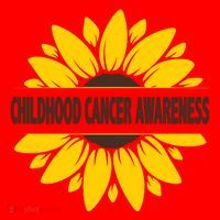 Childhood Cancer Awareness Sunflower Santa Hat thumb 1