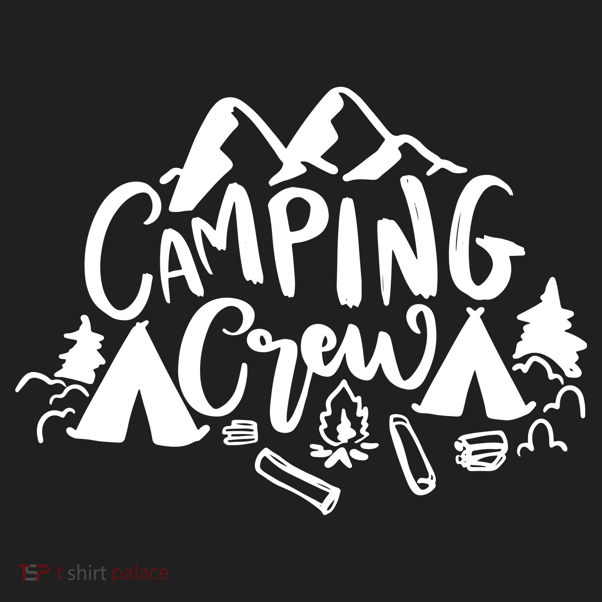 Camping Crew Adventure Mountain Women's Sweatshirt