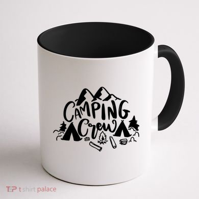 Camping Crew Adventure Mountain Coffee Mug back