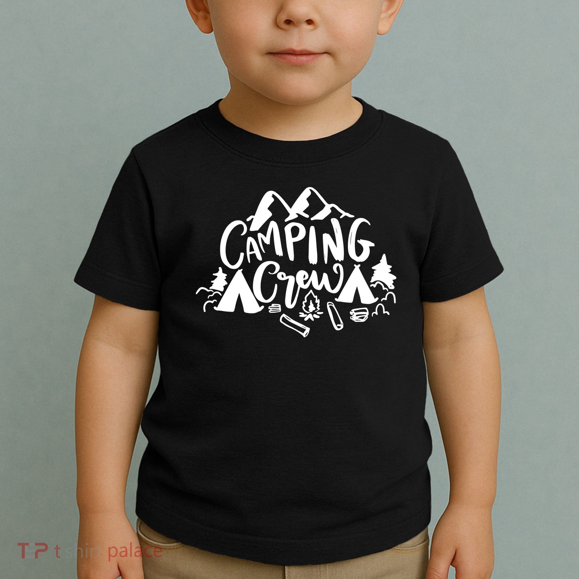 Camping Crew Adventure Mountain Toddler T-Shirt
