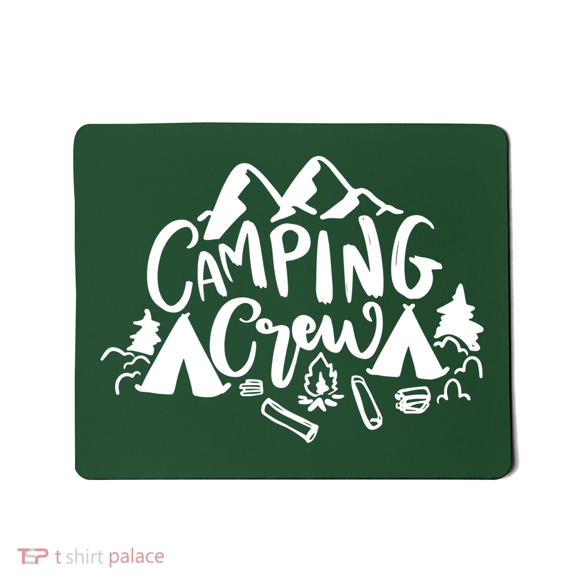 Camping Crew Adventure Mountain Mousepad