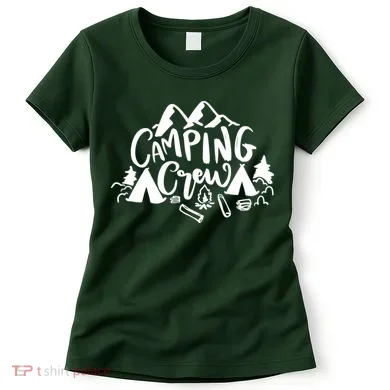Camping Crew Adventure Mountain Women's T-Shirt