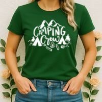 Camping Crew Adventure Mountain Women's T-Shirt thumb 2
