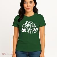 Camping Crew Adventure Mountain Women's T-Shirt thumb 4