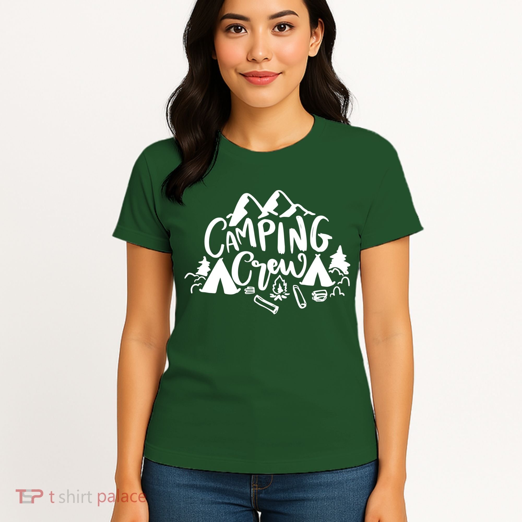 Camping Crew Adventure Mountain Women's T-Shirt