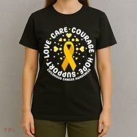 Childhood Cancer Awareness Support Family T-Shirt thumb 4