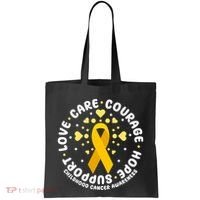 Childhood Cancer Awareness Support Family Tote Bag thumb 0
