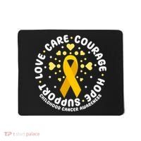 Childhood Cancer Awareness Support Family Mousepad thumb 0