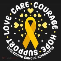 Childhood Cancer Awareness Support Family Mousepad thumb 1