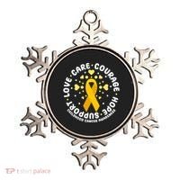 Childhood Cancer Awareness Support Family Ornament thumb 0