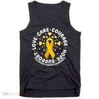 Childhood Cancer Awareness Support Family Tank Top thumb 0
