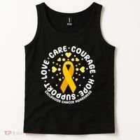 Childhood Cancer Awareness Support Family Tank Top thumb 2