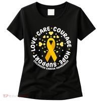 Childhood Cancer Awareness Support Family Women's T-Shirt thumb 0