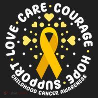Childhood Cancer Awareness Support Family Kids Long Sleeve Plaid Pajama Set thumb 2