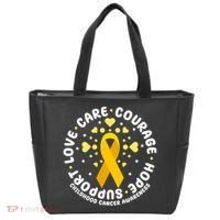 Childhood Cancer Awareness Support Family Tote Bag thumb 0