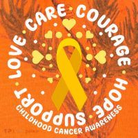 Childhood Cancer Awareness Support Family Kati Licensed 12" Camo Cuffed Beanie thumb 2