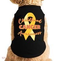 Childhood Cancer Awarebess Golden Gold Robbon Doggie Tank thumb 0