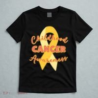 Childhood Cancer Awarebess Golden Gold Robbon T-Shirt thumb 5