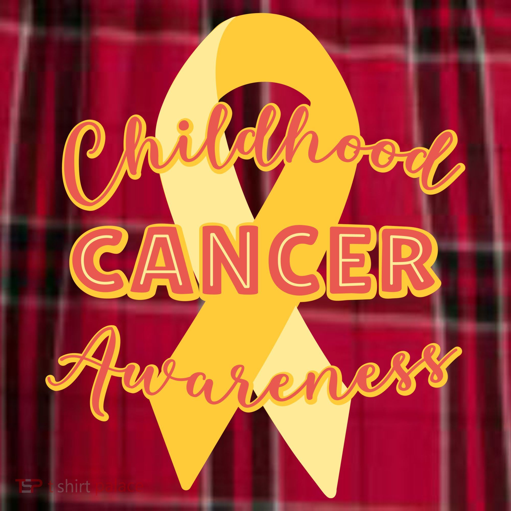 Childhood Cancer Awarebess Golden Gold Robbon Men's Flannel Plaid Pajama Pants