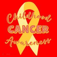 Childhood Cancer Awarebess Golden Gold Robbon Santa Hat thumb 1