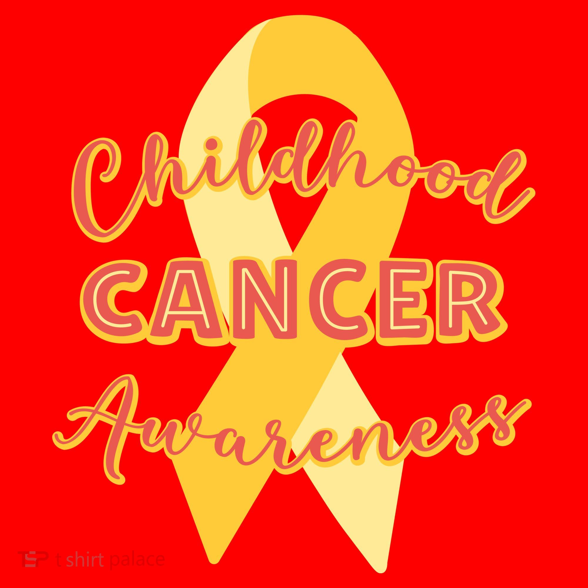 Childhood Cancer Awarebess Golden Gold Robbon Santa Hat