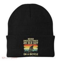 Cool Cycling Art For Grandpa Bicycle Riding Cycle Racing Beanie thumb 0