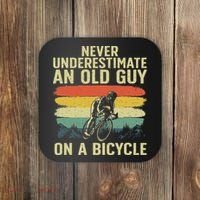 Cool Cycling Art For Grandpa Bicycle Riding Cycle Racing Coaster thumb 0
