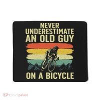 Cool Cycling Art For Grandpa Bicycle Riding Cycle Racing Mousepad thumb 0