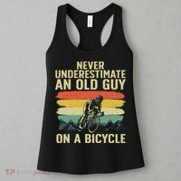Cool Cycling Art For Grandpa Bicycle Riding Cycle Racing Women's Tank Top thumb 3