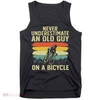 Cool Cycling Art For Grandpa Bicycle Riding Cycle Racing Tank Top thumb 0