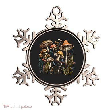 Cottage Core Aesthetic Mushrooms And Plants Gift Ornament