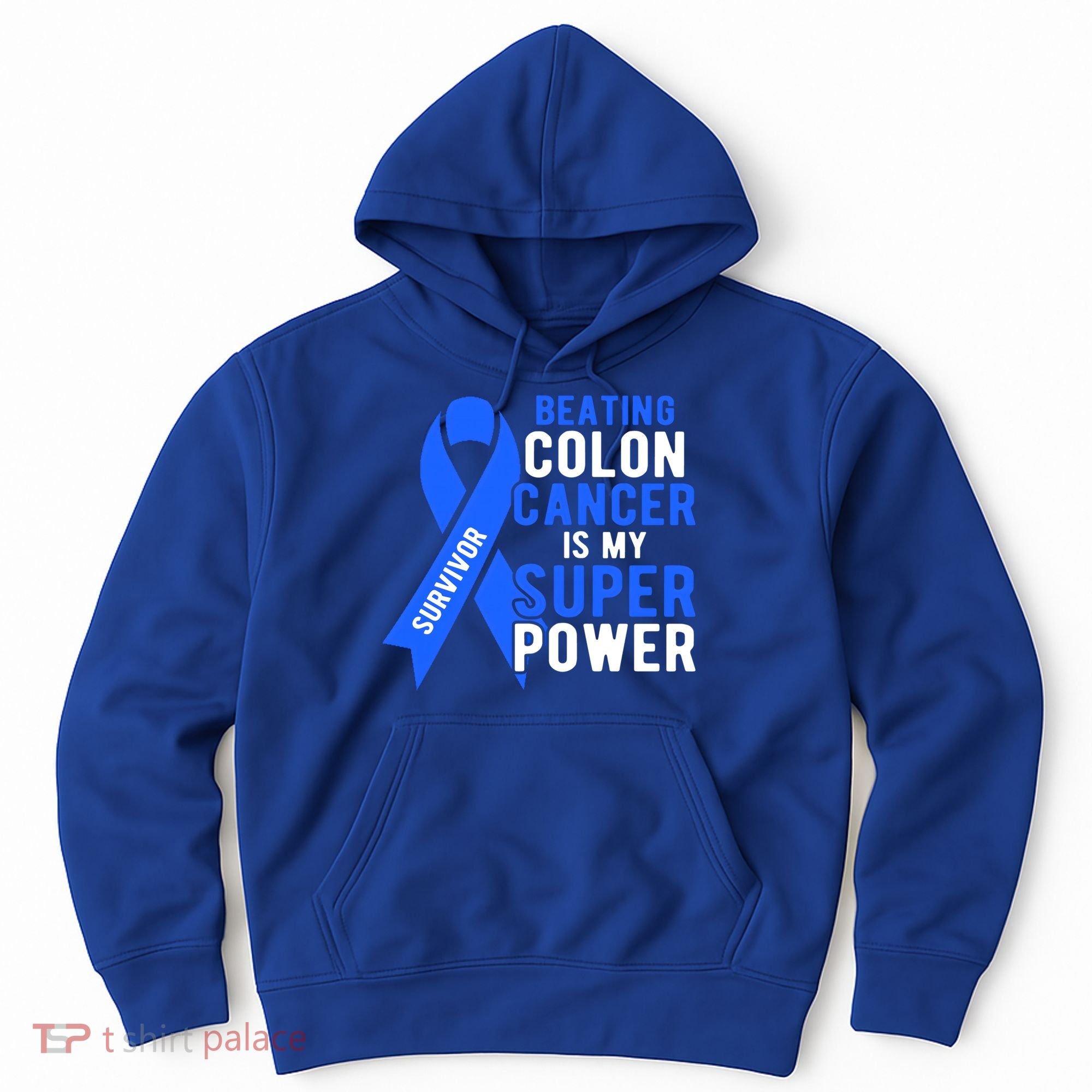 Colon Cancer Awareness Survivor Superpower Gift Hoodie