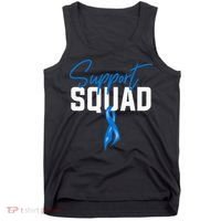 Colon Cancer Awareness Support Squad Blue Ribbon Tank Top thumb 0