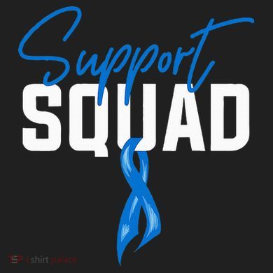 Colon Cancer Awareness Support Squad Blue Ribbon Kids Plaid Pajama Set