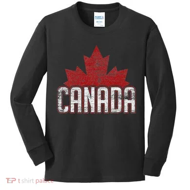 Canada Kids Long Sleeve Shirt
