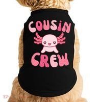 Cousin Crew Axolotl Lover Matching Family  Doggie Tank thumb 0