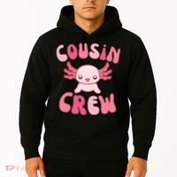 Cousin Crew Axolotl Lover Matching Family  Hoodie thumb 2