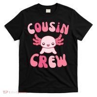 Cousin Crew Axolotl Lover Matching Family  T-Shirt thumb 0