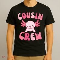 Cousin Crew Axolotl Lover Matching Family  T-Shirt thumb 3