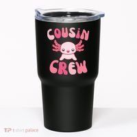 Cousin Crew Axolotl Lover Matching Family  Tumbler thumb 0
