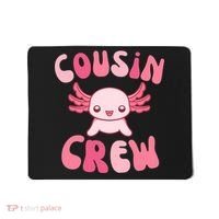 Cousin Crew Axolotl Lover Matching Family  Mousepad thumb 0