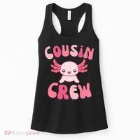 Cousin Crew Axolotl Lover Matching Family  Women's Tank Top thumb 0