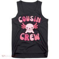 Cousin Crew Axolotl Lover Matching Family  Tank Top thumb 0