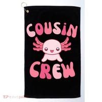 Cousin Crew Axolotl Lover Matching Family  Golf Towel thumb 0