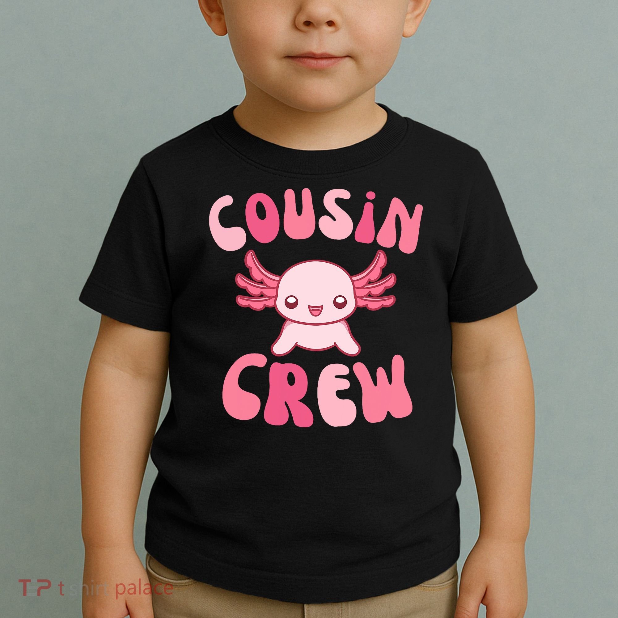 Cousin Crew Axolotl Lover Matching Family  Toddler T-Shirt