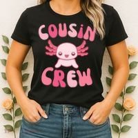 Cousin Crew Axolotl Lover Matching Family  Women's T-Shirt thumb 2