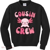 Cousin Crew Axolotl Lover Matching Family  Kids Sweatshirt thumb 0