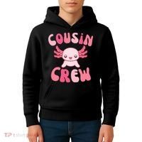 Cousin Crew Axolotl Lover Matching Family  Kids Hoodie thumb 4