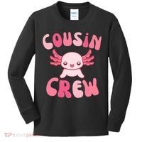 Cousin Crew Axolotl Lover Matching Family  Kids Long Sleeve Shirt thumb 0